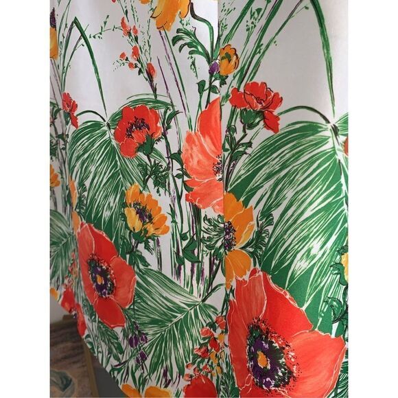 Vintage Floral Pullover Dress Robe LOUNGEES Nightgown - Picture 6 of 16